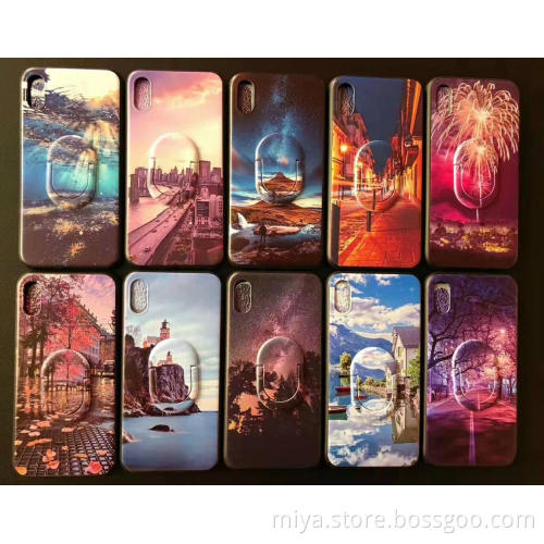 Customize Print TPU Case Cover for iphone XS